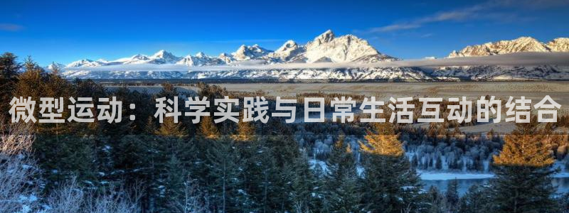 k1体育官网下载招商电话是多少啊：微型运动：科学实践与日常生